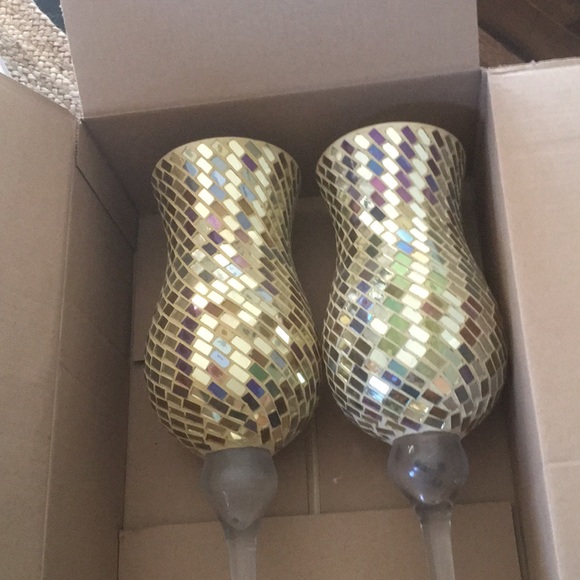 Set of 2 Candle holders - Picture 2 of 9